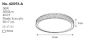 InLight Πλαφονιέρα οροφής LED 36W 4cct από λευκό ακρυλικό D:50cm 42051-Α