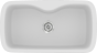 Sanitec Νεροχύτης 321 Classic 83×51 321-00-White