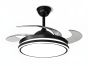 SE LED 36 FAMA BLACK FAN 105x35cm 36W IP20 3CCT WITH MEMORY 2 YEARS WARRANTY HOMELIGHTING 77-50618