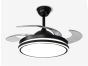SE LED 36 FAMA BLACK FAN 105x35cm 36W IP20 3CCT WITH MEMORY 2 YEARS WARRANTY HOMELIGHTING 77-50618