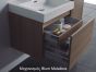 Έπιπλο Μπάνιου 60 εκ.-Νιπτήρα Blum Soft Closing System, Χρώμα Light-oak ECO-60A FT21.060.003LO