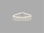Sanco Shower Baskets Γωνιακή Θήκη Μπεζ ματ 00008-Μ102