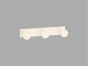 Sanco Bath Robe Hook & Door Stop Τριπλό Άγκιστρο Μπεζ ματ 00683-Μ102