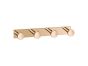 Sanco Bath Robe Hook & Door Stop Τετραπλό άγκιστρο PVD θερμό μπρονζέ γυαλιστερό 00684-PVD-01PL