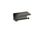 Sanco Lithos Χαρτοθήκη με καπάκι PVD gun metal γυαλιστερό 121107-PVD-05PL
