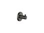 Sanco Ergon Άγκιστρο μονό PVD gun metal γυαλιστερό 25928-PVD-05PL