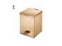 Sanco Waste Bins Χαρτοδοχείο 5lt PVD θερμό μπρονζέ βουρτσιστό 90677-PVD-01BR