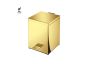 Sanco Waste Bins Χαρτοδοχείο 5lt PVD χρυσό ορείχαλκο γυαλιστερό 90677-PVD-02PL