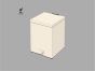 Sanco Waste Bins Χαρτοδοχείο 5lt Μπεζ ματ 90677-Μ102
