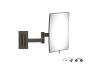 Sanco Cosmetic mirrors Μεγεθυντικός καθρέπτης x3 (Διπλό βραχίονα) Σκούρο μπρονζέ ματ MR-301-DM25