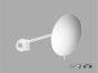 Sanco Cosmetic mirrors Μεγεθυντικός καθρέπτης x3 Λευκό ματ MR-705-Μ101