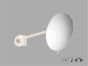 Sanco Cosmetic mirrors Μεγεθυντικός καθρέπτης x3 Μπεζ ματ MR-705-Μ102