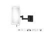 Sanco LED Cosmetic mirrors Μεγεθυντικός καθρέπτης x3 με LED Μαύρο ματ MRLED-301-Μ116