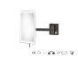 Sanco LED Cosmetic mirrors Μεγεθυντικός καθρέπτης x3 με LED Σκούρο μπρονζέ ματ MRLED-305-DM25