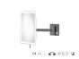 Sanco LED Cosmetic mirrors Μεγεθυντικός καθρέπτης x3 με LED PVD gun metal βουρτσιστό MRLED-305-PVD-05BR