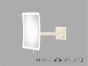 Sanco LED Cosmetic mirrors Μεγεθυντικός καθρέπτης x3 με LED Μπεζ ματ MRLED-305-Μ102