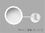 Sanco LED Cosmetic mirrors Μεγεθυντικός καθρέπτης x3 με LED Λευκό ματ MRLED-705-Μ101