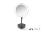 Sanco LED Cosmetic mirrors LED Επικαθήμενος Καθρέπτης μεγεθυντικός x3 Σκούρο γραφίτη MRLED-903-122