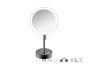 Sanco LED Cosmetic mirrors LED Επικαθήμενος Καθρέπτης μεγεθυντικός x3 PVD gun metal βουρτσιστό MRLED-903-PVD-05BR