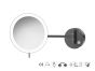 Sanco LED Cosmetic mirrors LED Καθρέπτης μεγεθυντικός x3 usb charging Σκούρο γραφίτη MRLED-905-122