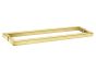 Sanco Glass Door Accessories Διπλή Λαβή / Πετσετοθήκη PVD χρυσό ορείχαλκο βουρτσιστό SET-GL0723-PVD-02BR