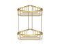 Sanco Shower Baskets Διπλή γωνιακή Θήκη Λευκό ματ 00009-Μ101