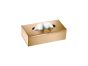 Sanco Tissue Dispensers Tissue Box Free standing | Wall mounted (AISI 304) PVD χρυσό ορείχαλκο βουρτσιστό 00102-PVD-02BR
