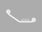 Sanco Grab-bars Λαβή Τύπου V Με Σαπ/κη Μόκα ματ 00401-M103