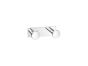 Sanco Bath Robe Hook & Door Stop Διπλό Άγκιστρο Wenge ανάγλυφο 00682-Α75
