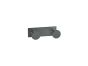 Sanco Bath Robe Hook & Door Stop Διπλό Άγκιστρο Wenge ανάγλυφο 00682-Α75