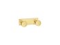 Sanco Bath Robe Hook & Door Stop Διπλό Άγκιστρο Wenge ανάγλυφο 00682-Α75