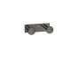 Sanco Bath Robe Hook & Door Stop Διπλό Άγκιστρο Wenge ανάγλυφο 00682-Α75