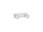 Sanco Bath Robe Hook & Door Stop Διπλό Άγκιστρο Wenge ανάγλυφο 00682-Α75