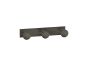Sanco Bath Robe Hook & Door Stop Τριπλό Άγκιστρο Wenge ανάγλυφο 00683-Α75