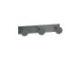 Sanco Bath Robe Hook & Door Stop Τριπλό Άγκιστρο Wenge ανάγλυφο 00683-Α75