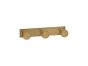 Sanco Bath Robe Hook & Door Stop Τριπλό Άγκιστρο Wenge ανάγλυφο 00683-Α75