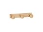 Sanco Bath Robe Hook & Door Stop Τριπλό Άγκιστρο Wenge ανάγλυφο 00683-Α75
