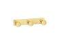 Sanco Bath Robe Hook & Door Stop Τριπλό Άγκιστρο Wenge ανάγλυφο 00683-Α75