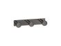 Sanco Bath Robe Hook & Door Stop Τριπλό Άγκιστρο Wenge ανάγλυφο 00683-Α75