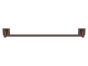 Sanco Iconic Single Towel Rail Μαύρο ματ 26704-Μ116
