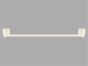 Sanco Iconic Single Towel Rail Μαύρο ματ 26704-Μ116