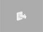 Sanco Iconic Single Bath Robe Hook Μόκα ματ 26728-M103