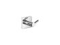 Sanco Iconic Double Bath Robe Hook Μαύρο ματ 26748-Μ116