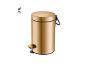 Sanco Waste Bins Χαρτοδοχείο 3 lt Soft Close (AISI 304) PVD θερμό μπρονζέ γυαλιστερό 90603-PVD-01PL
