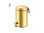 Sanco Waste Bins Χαρτοδοχείο 3 lt Soft Close (AISI 304) PVD θερμό μπρονζέ βουρτσιστό 90603-PVD-01BR