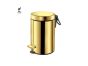 Sanco Waste Bins Χαρτοδοχείο 3 lt Soft Close (AISI 304) PVD θερμό μπρονζέ βουρτσιστό 90603-PVD-01BR