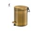 Sanco Waste Bins Χαρτοδοχείο 5 lt Soft Close (AISI 304) Χάλκινο ματ 90605-Μ26