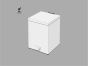 Sanco Waste Bins Χαρτοδοχείο 5lt Wenge ανάγλυφο 90677-Α75