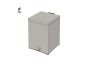 Sanco Waste Bins Χαρτοδοχείο 5lt Wenge ανάγλυφο 90677-Α75