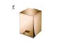 Sanco Waste Bins Χαρτοδοχείο 5lt Wenge ανάγλυφο 90677-Α75
